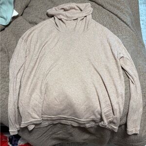 Cozy Beige Turtleneck Sweater